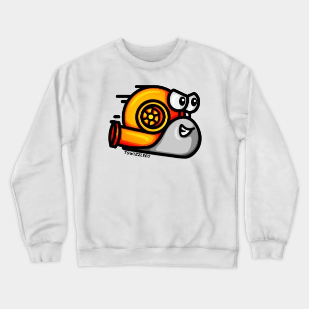 Turbo Snail - Red Hot Crewneck Sweatshirt by hoddynoddy